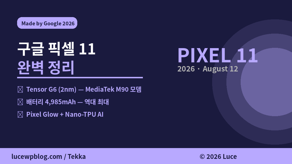 구글 픽셀 11 썸네일