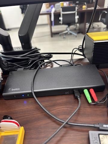 USB-C 허브 추천 비교용 실사용 벨킨 도킹스테이션 사진