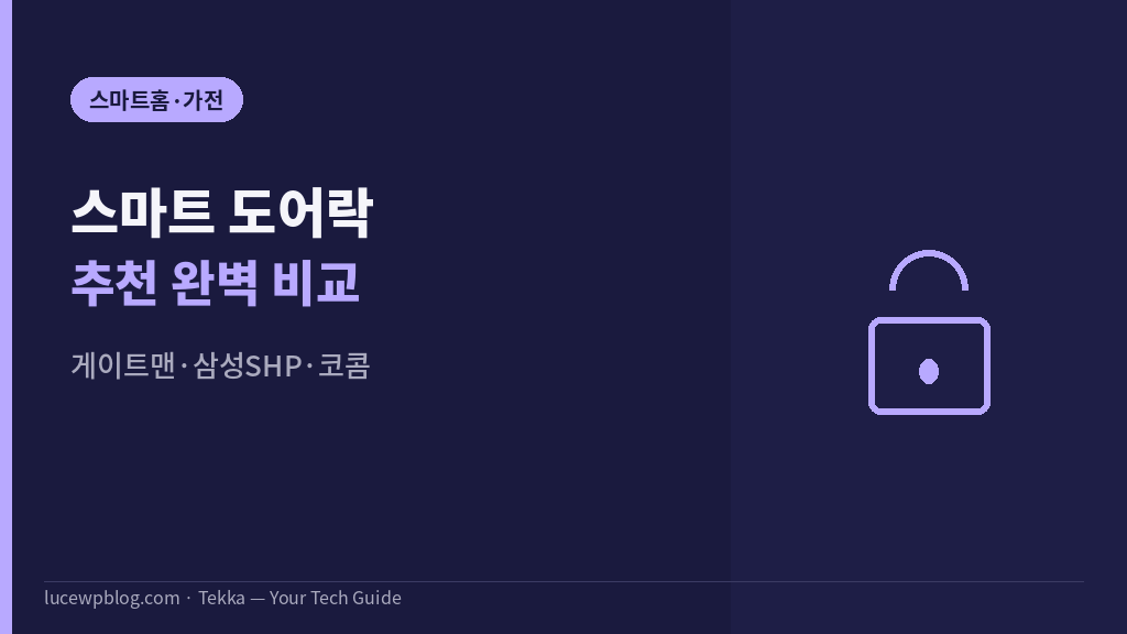 스마트 도어락 썸네일