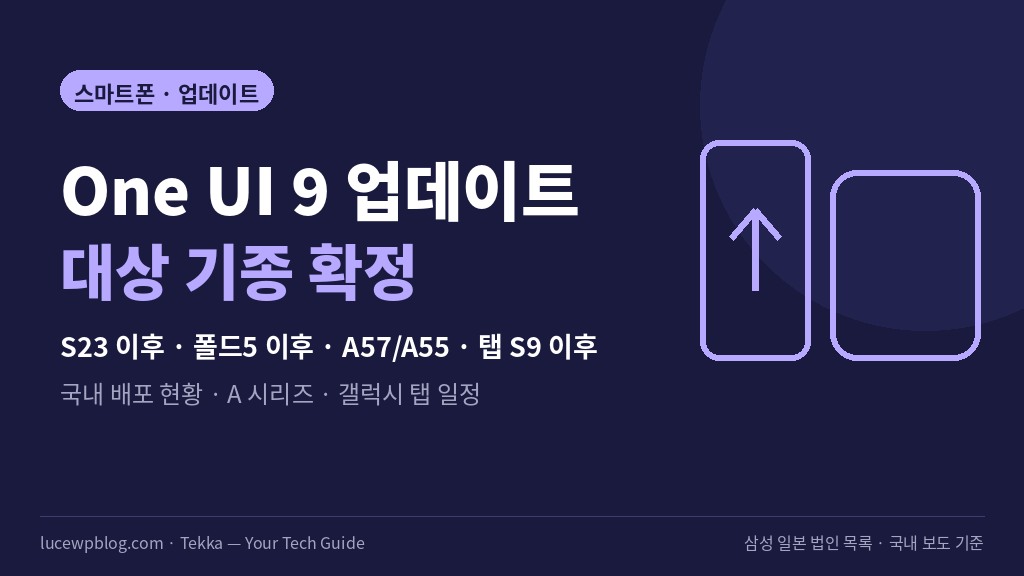 갤럭시 안드로이드 17 업데이트 대상 기종 정리 썸네일